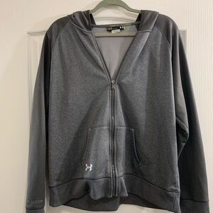 Under Armour Gray Zip-Up Hoodie